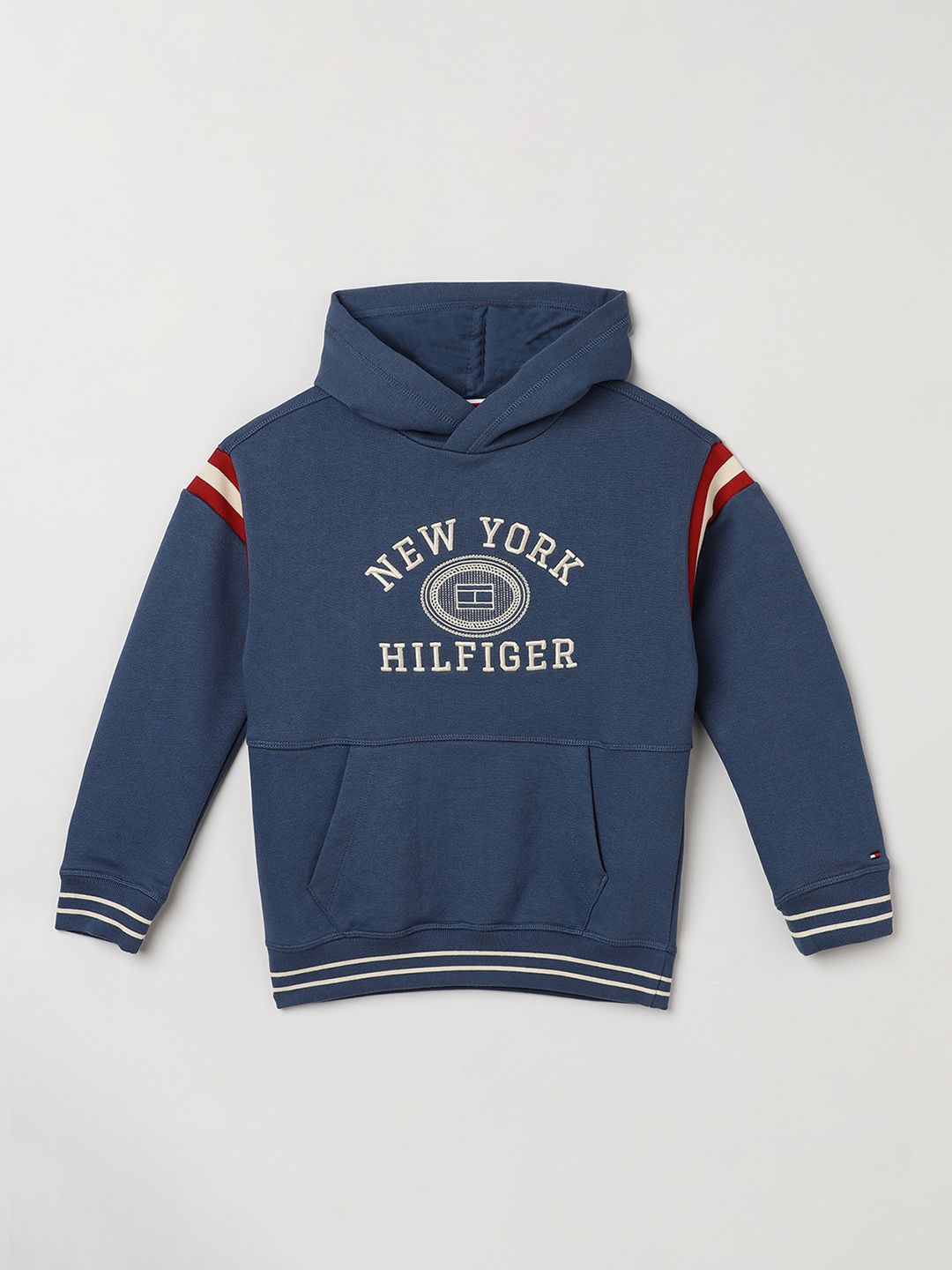 

Tommy Hilfiger Boys Printed Hooded Sweatshirt, Blue