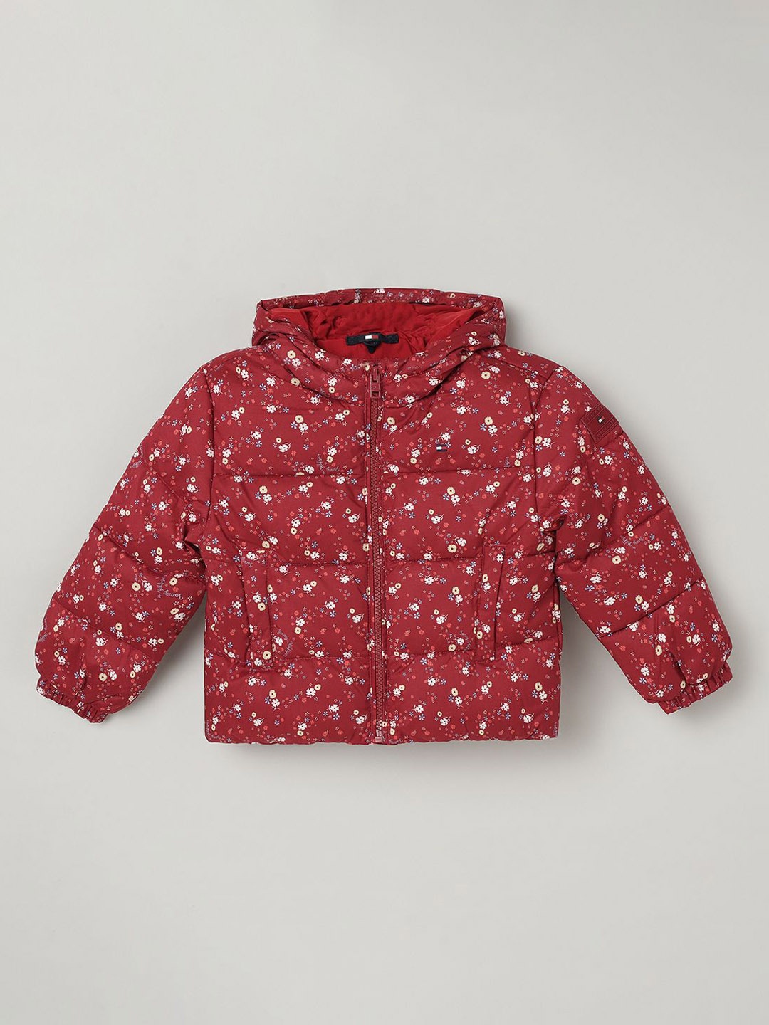 

Tommy Hilfiger kids Girls winter puffer Jacket, Red