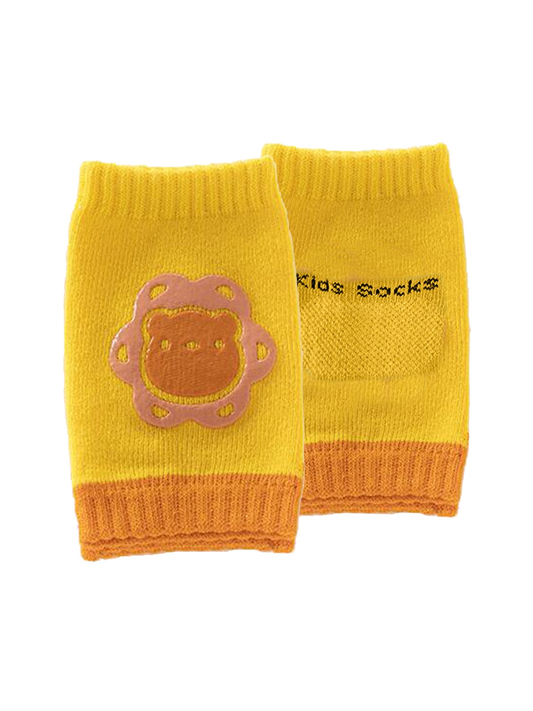 

Babymoon Kids Cotton Anti-Slip Kneepads, Yellow