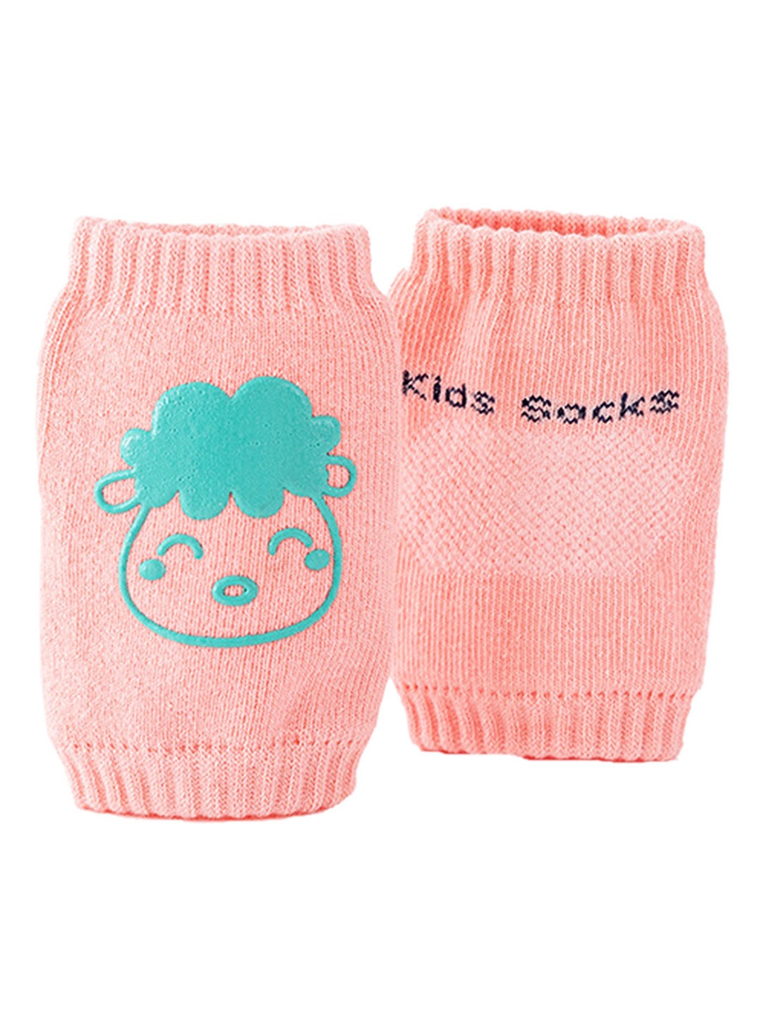 

Babymoon Infants Printed Cotton Knee Pad, Pink