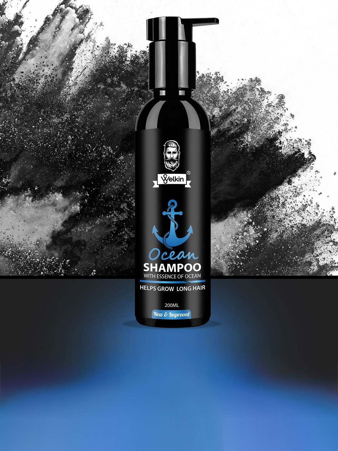 

WELKIN Ocean Hair Growth Shampoo - 200ml, Black