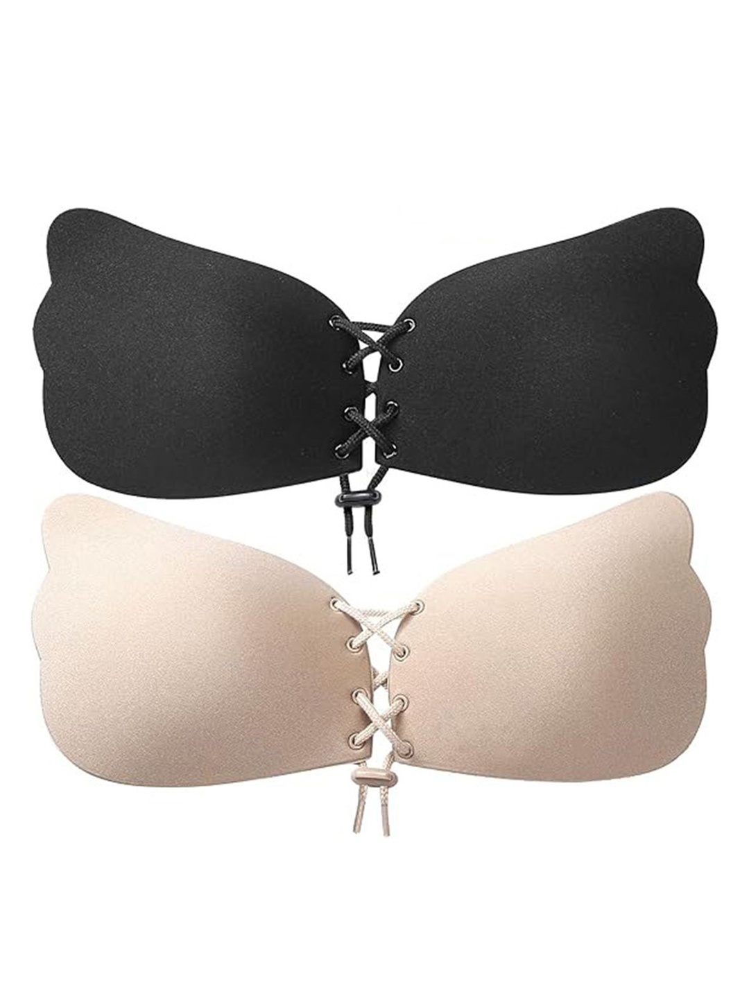 

Xivir Set of 2 All Day Comfort Stick-On Lingerie accessories, Beige