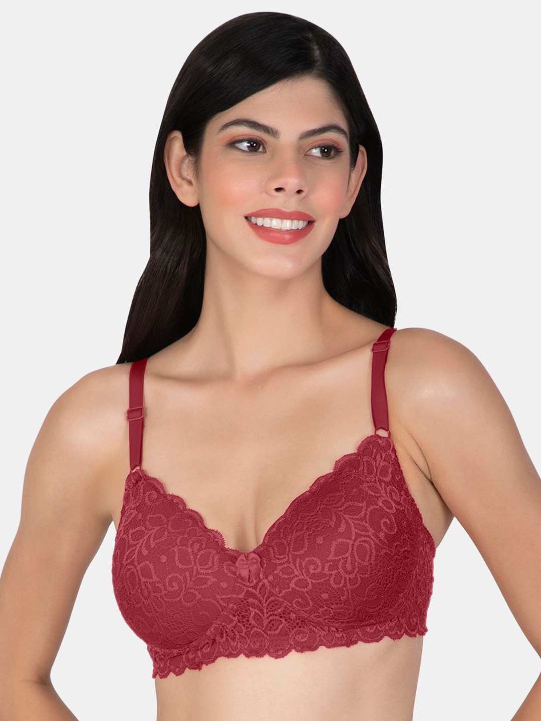

Tweens Bra Full Coverage Lightly Padded, Maroon