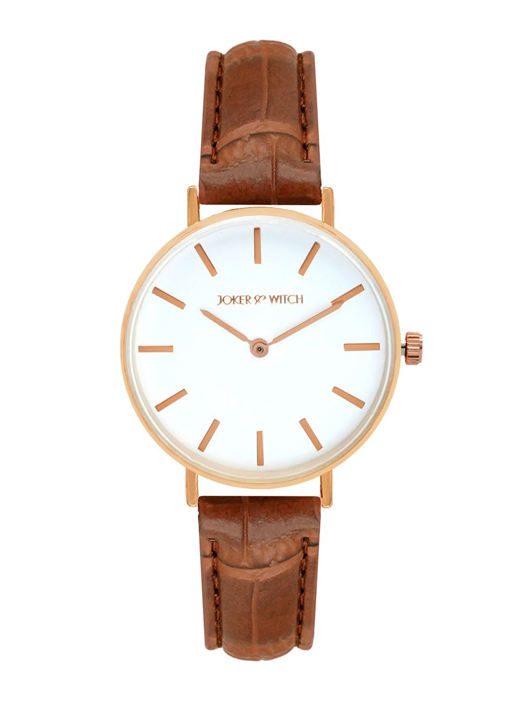 

JOKER & WITCH Women Printed Dial & Leather Bracelet Style Straps Analogue Watch AMWW419_M, White