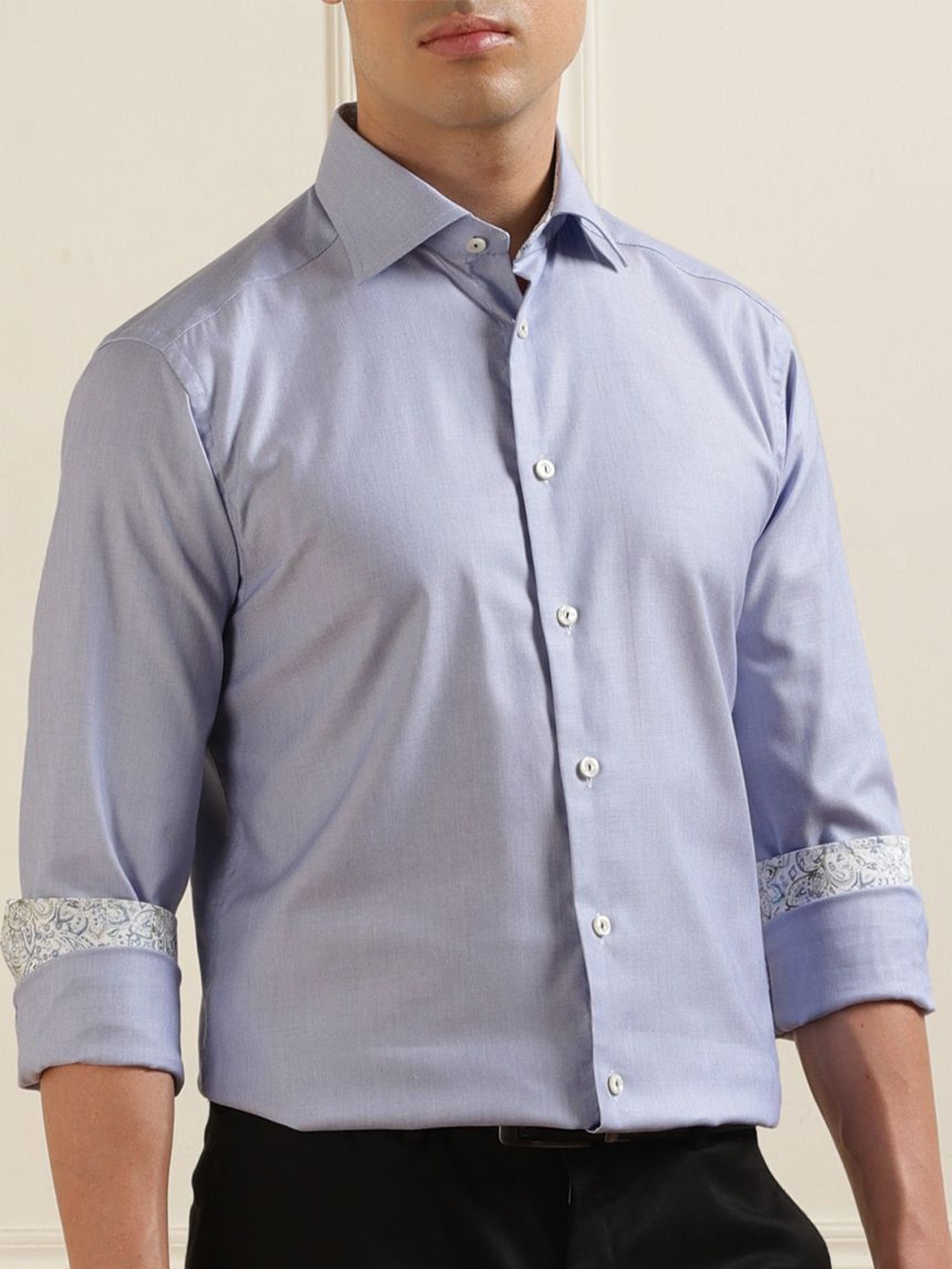 

Eton Men Opaque Casual Shirt, Blue