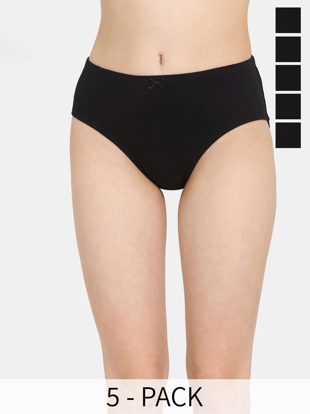

Rosaline by Zivame Pack of 5 Anti-Odour Assorted Briefs