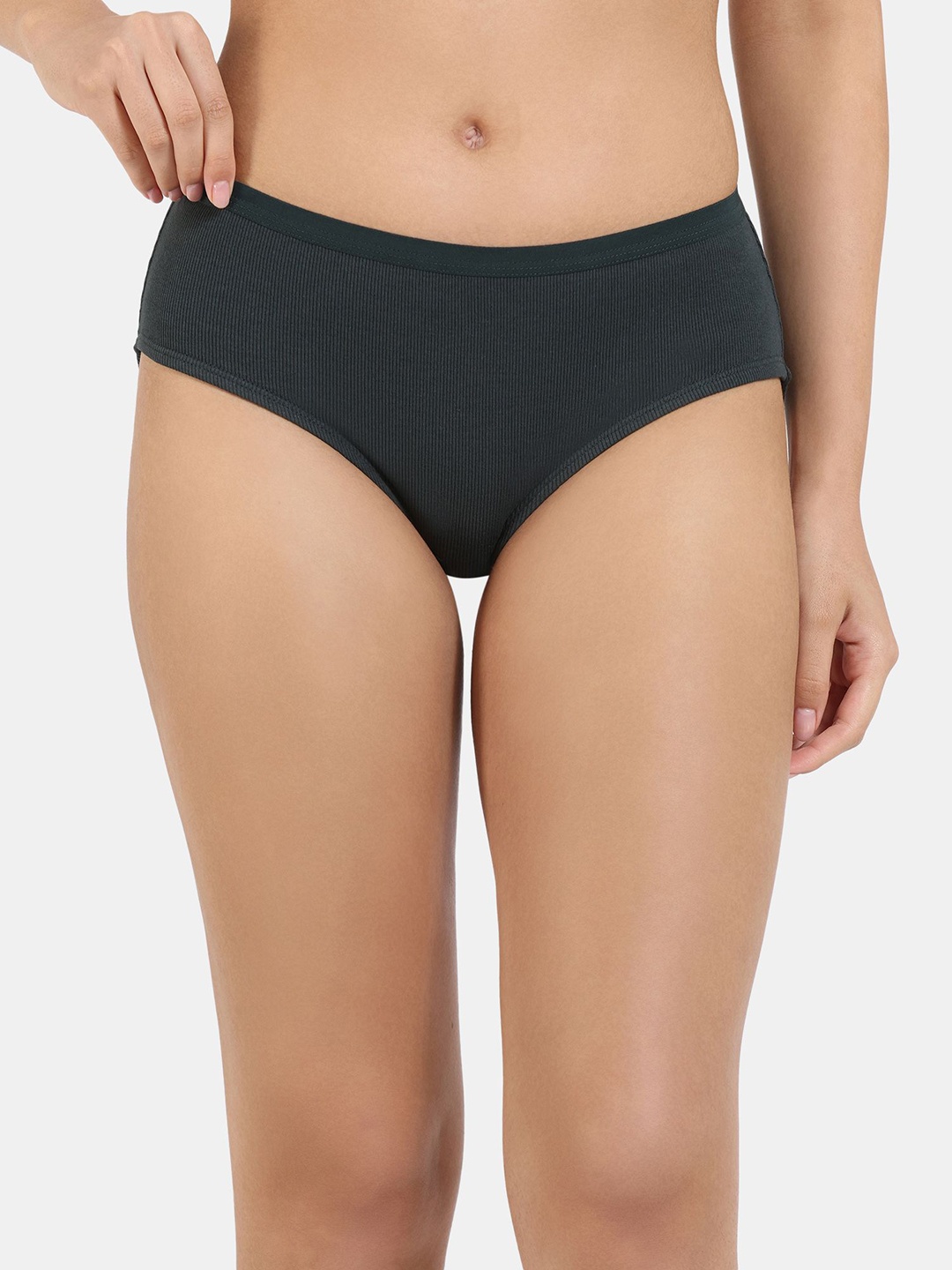 

Rosaline by Zivame Low-Rise Hipster Briefs RO207FFASH0BLAK, Black