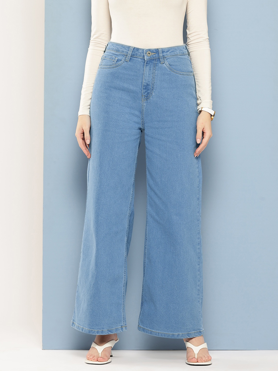 

Chemistry Women Wide Leg High-Rise Jeans, Blue