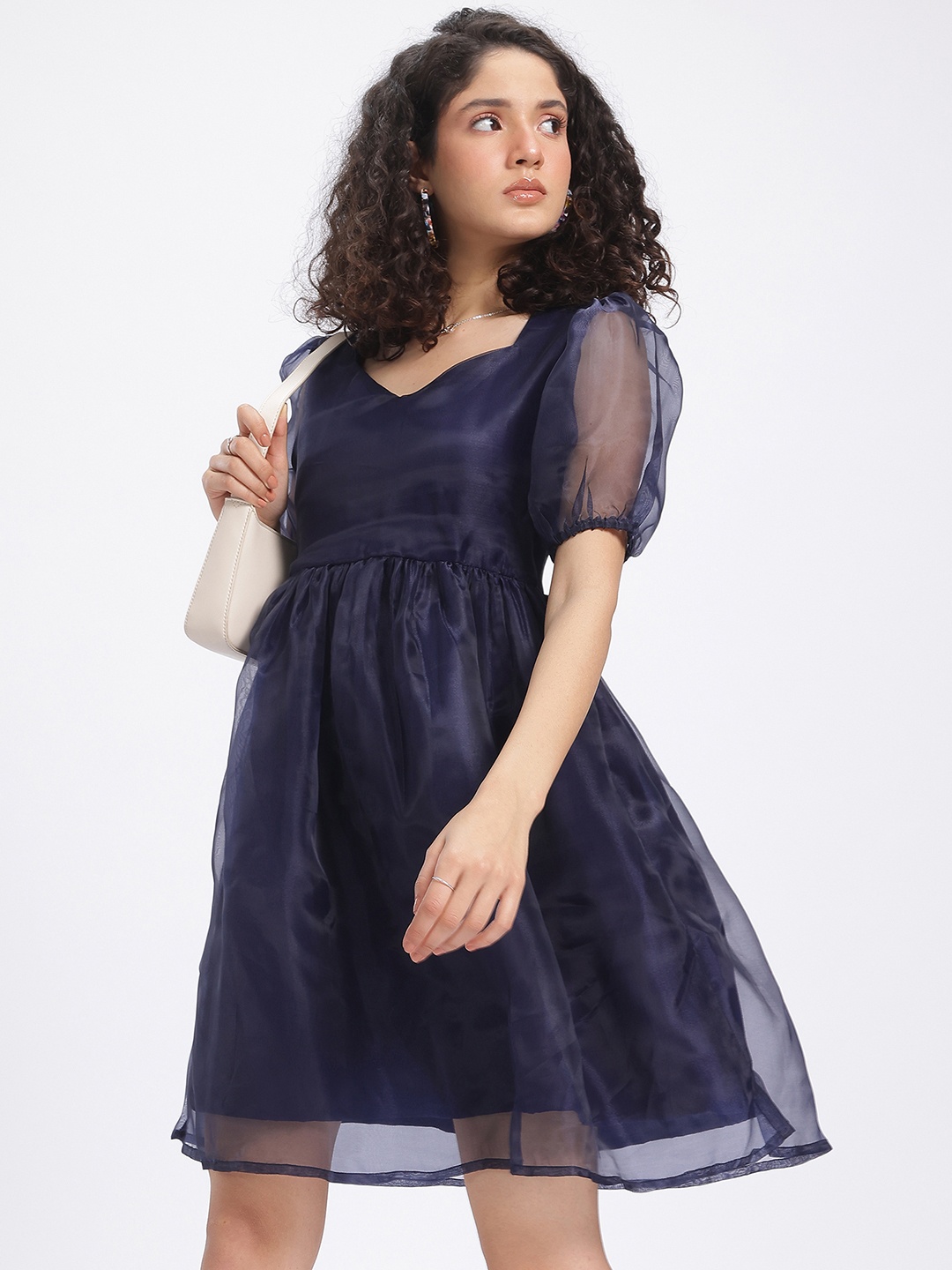 

DressBerry Prom Ready Fit & Flare Dress, Navy blue