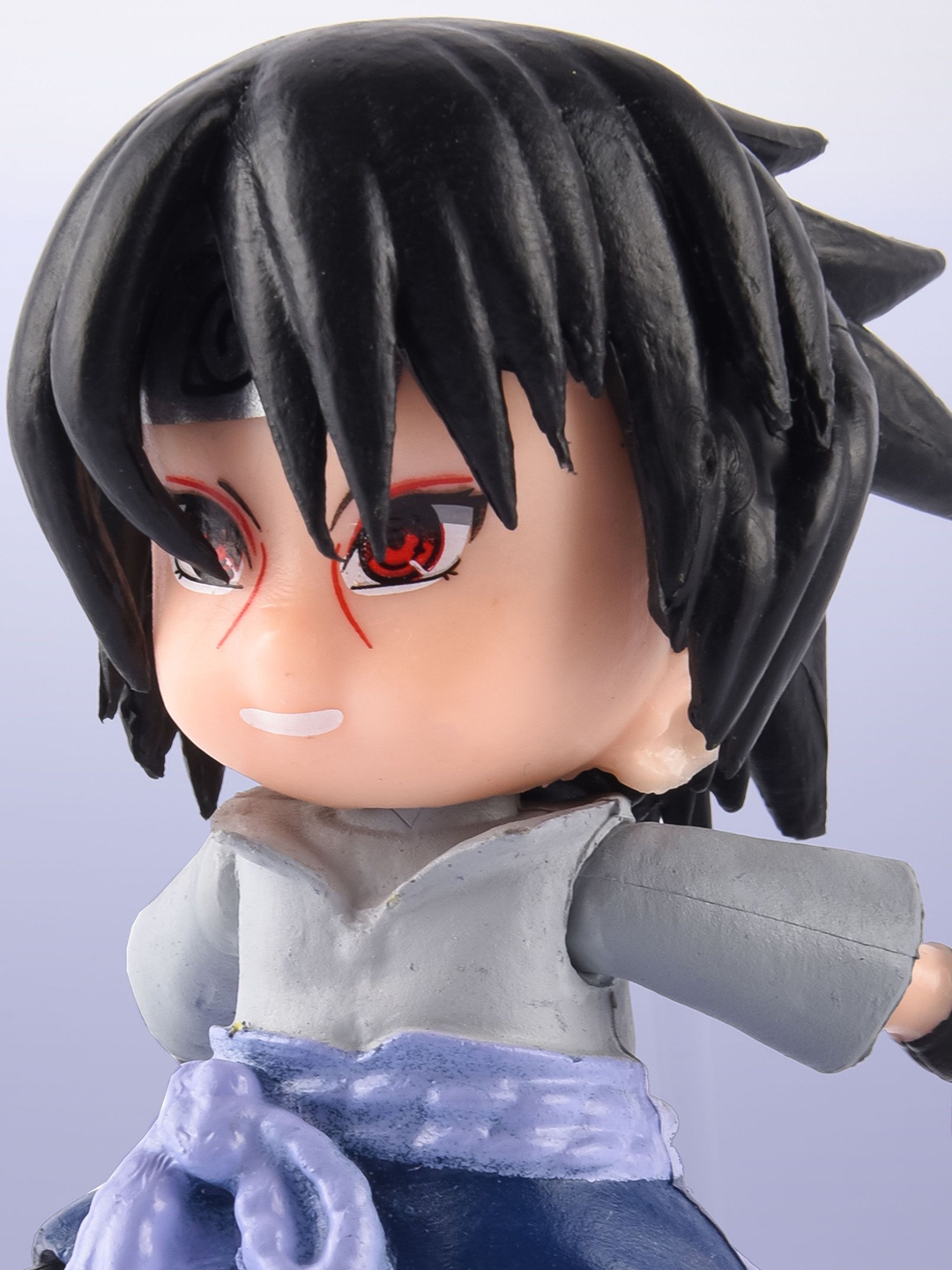 

COMICSENSE Naruto Anime Action Figurine Sasuke Uchiha Teen Figure, Grey