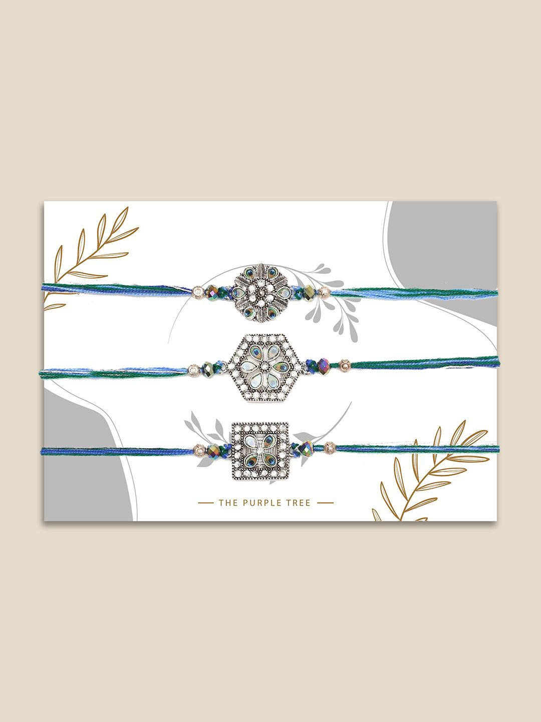 

The Purple Tree Thread Rakhi, Blue