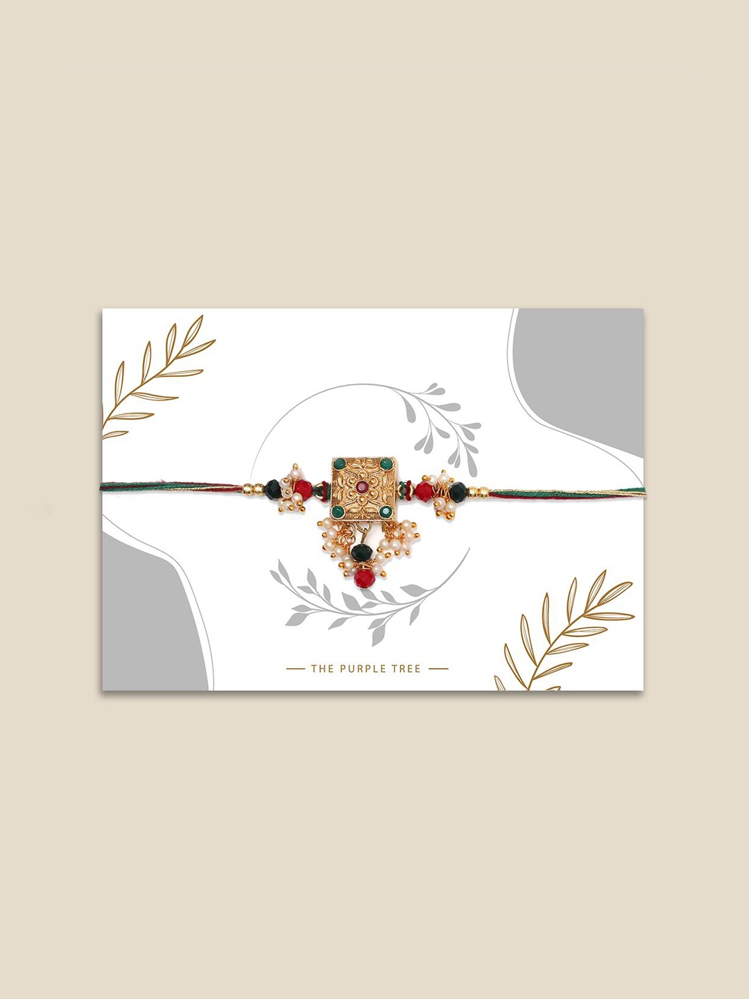 

The Purple Tree Thread Rakhi, Red