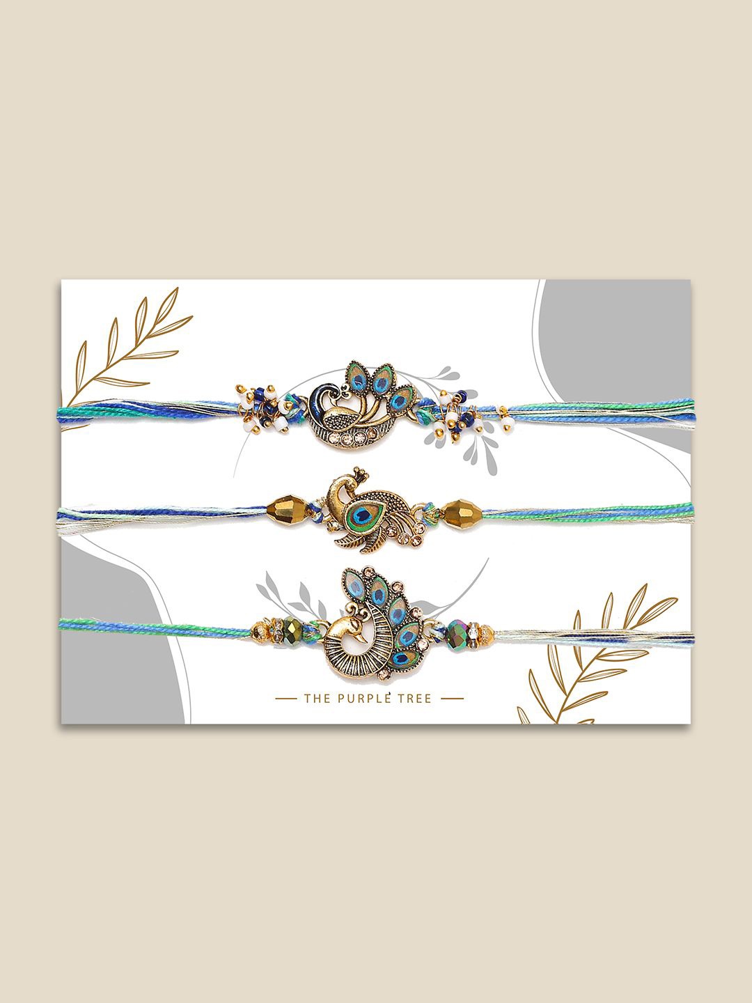 

The Purple Tree Thread Rakhi, Blue