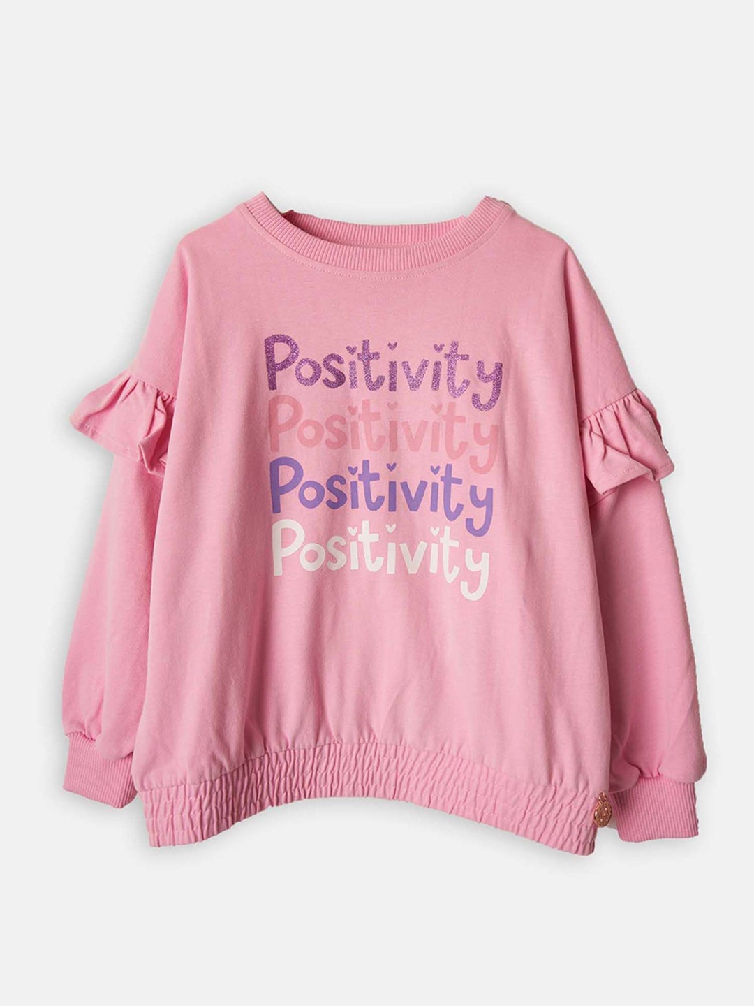 

Angel & Rocket Girls Printed Sweatshirt, Pink