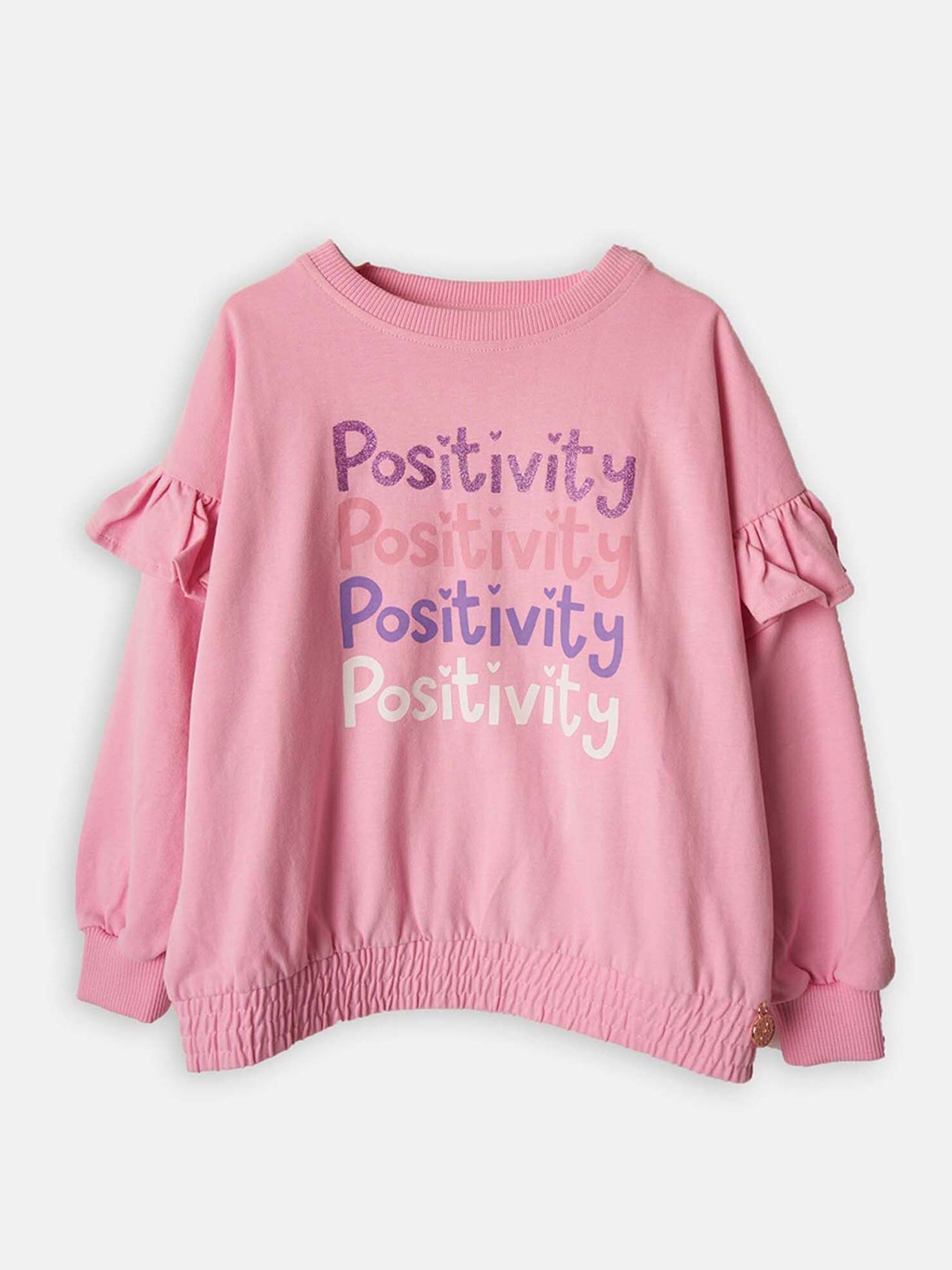 

Angel & Rocket Girls Printed Sweatshirt, Pink