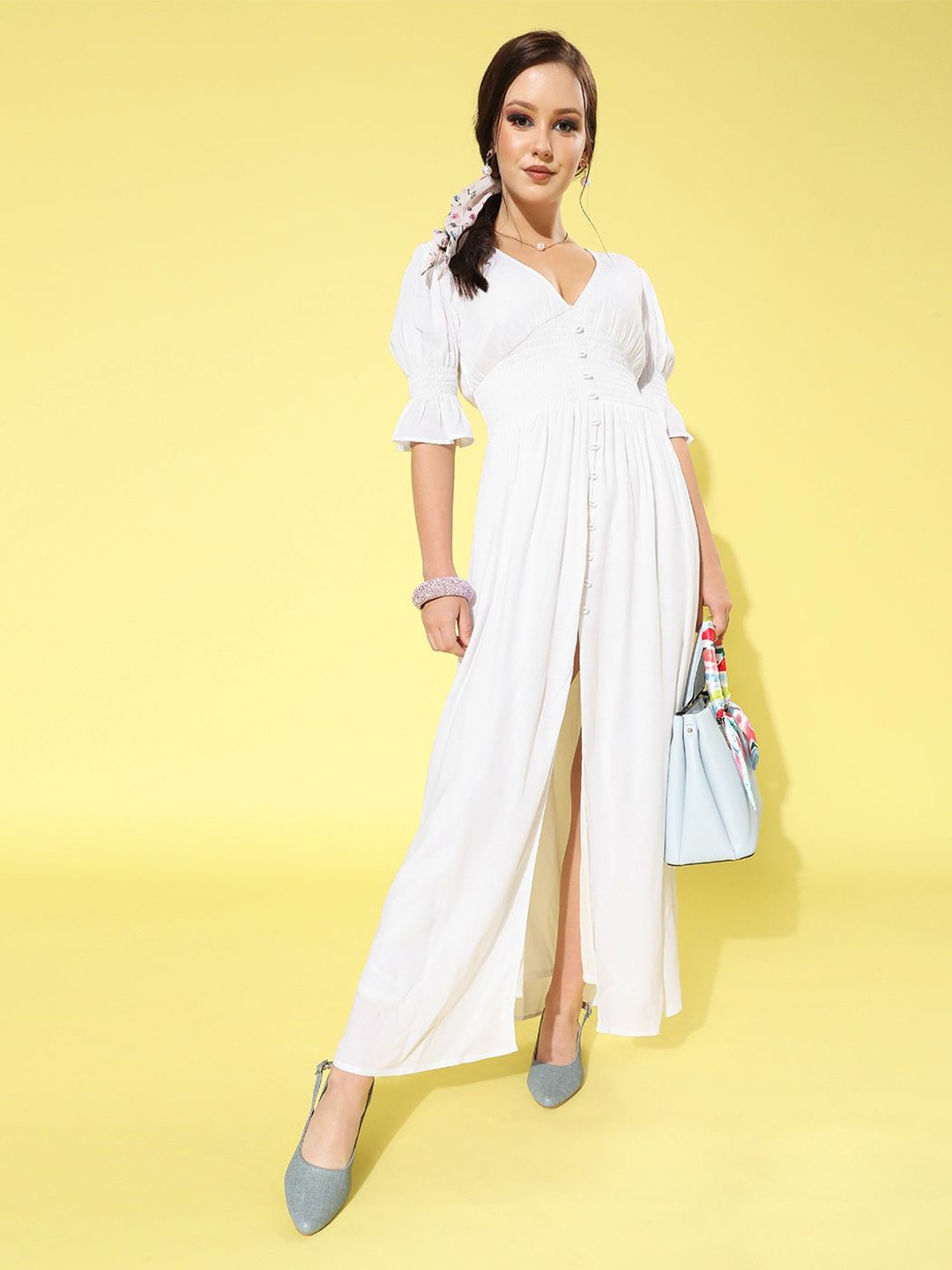 

SCORPIUS Maxi Dress, White