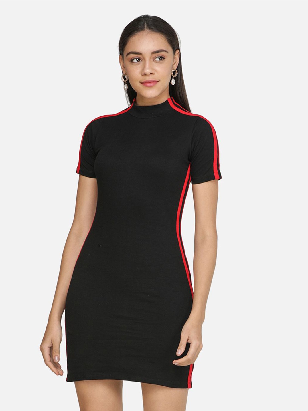

SCORPIUS Bodycon Dress, Black