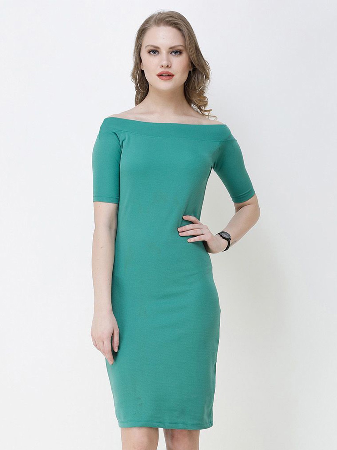 

SCORPIUS Bodycon Dress, Green