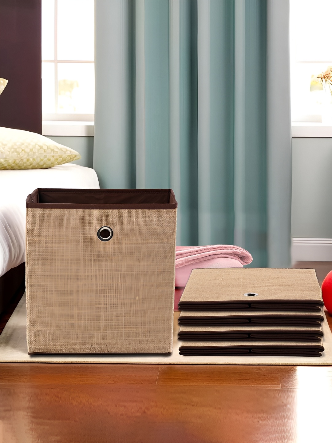 

Kuber Industries Brown Set of 5 Regular Multi-Utility Organisers