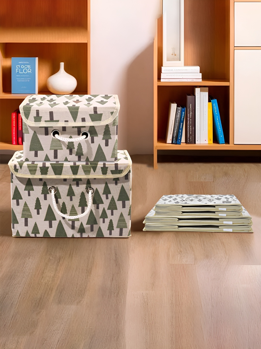 

Kuber Industries Cream-Coloured Set of 6 Regular Drawer Organiser Organisers