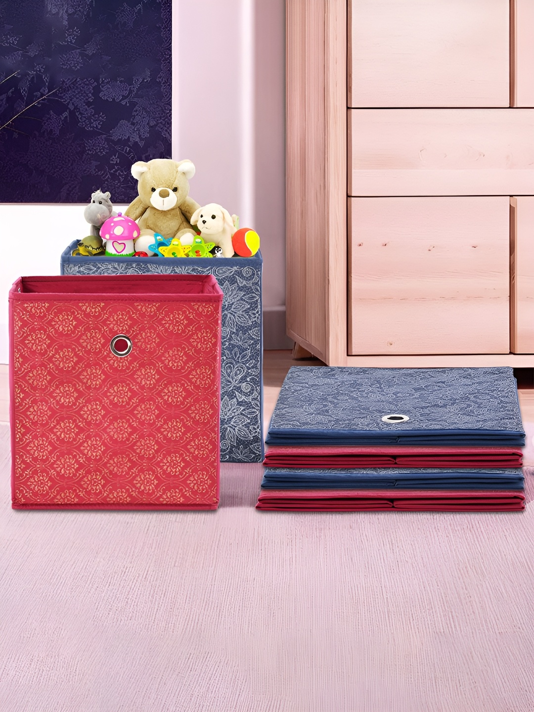 

Kuber Industries Maroon Set of 6 Regular Multi-Utility Organisers