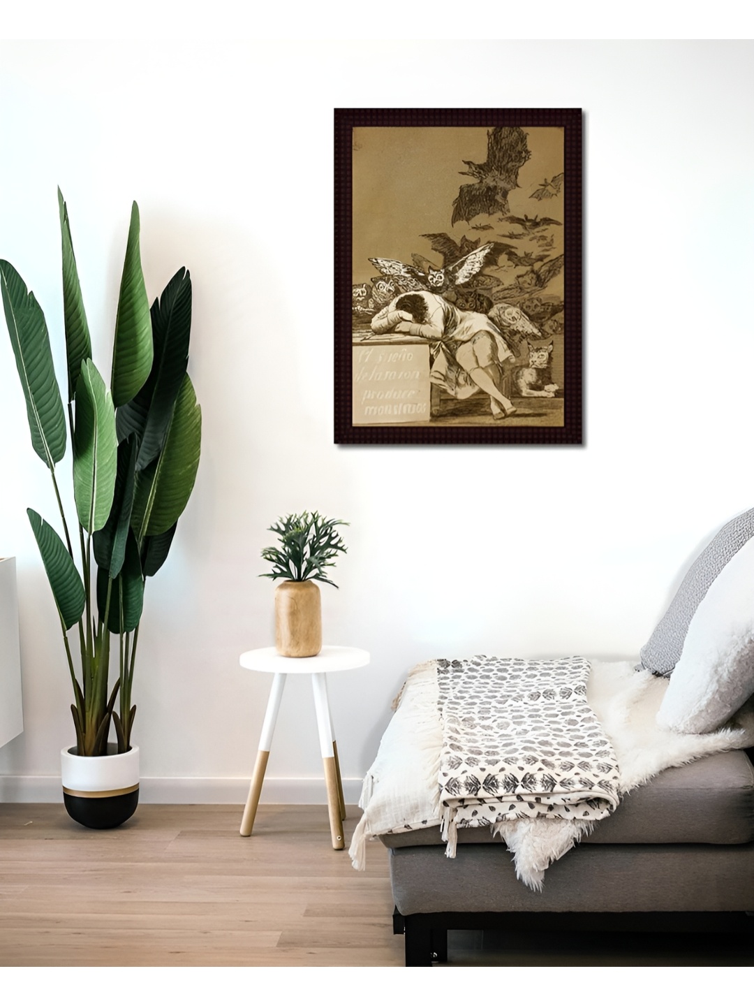 

Tamatina Grey & Black 1 Piece Canvas Other Wall Paintings