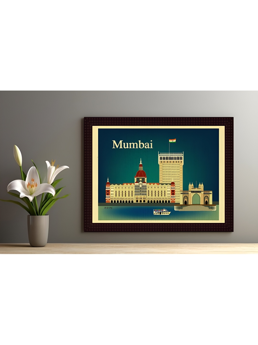 

Tamatina Blue & Beige 1 Piece Canvas Other Wall Paintings