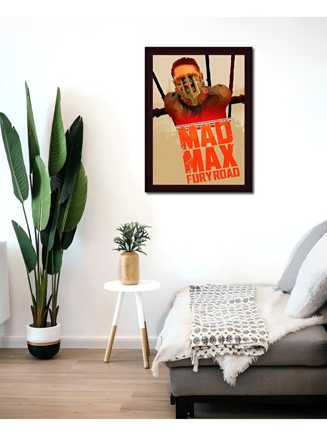 

Tamatina Orange & Beige Canvas Wall Art