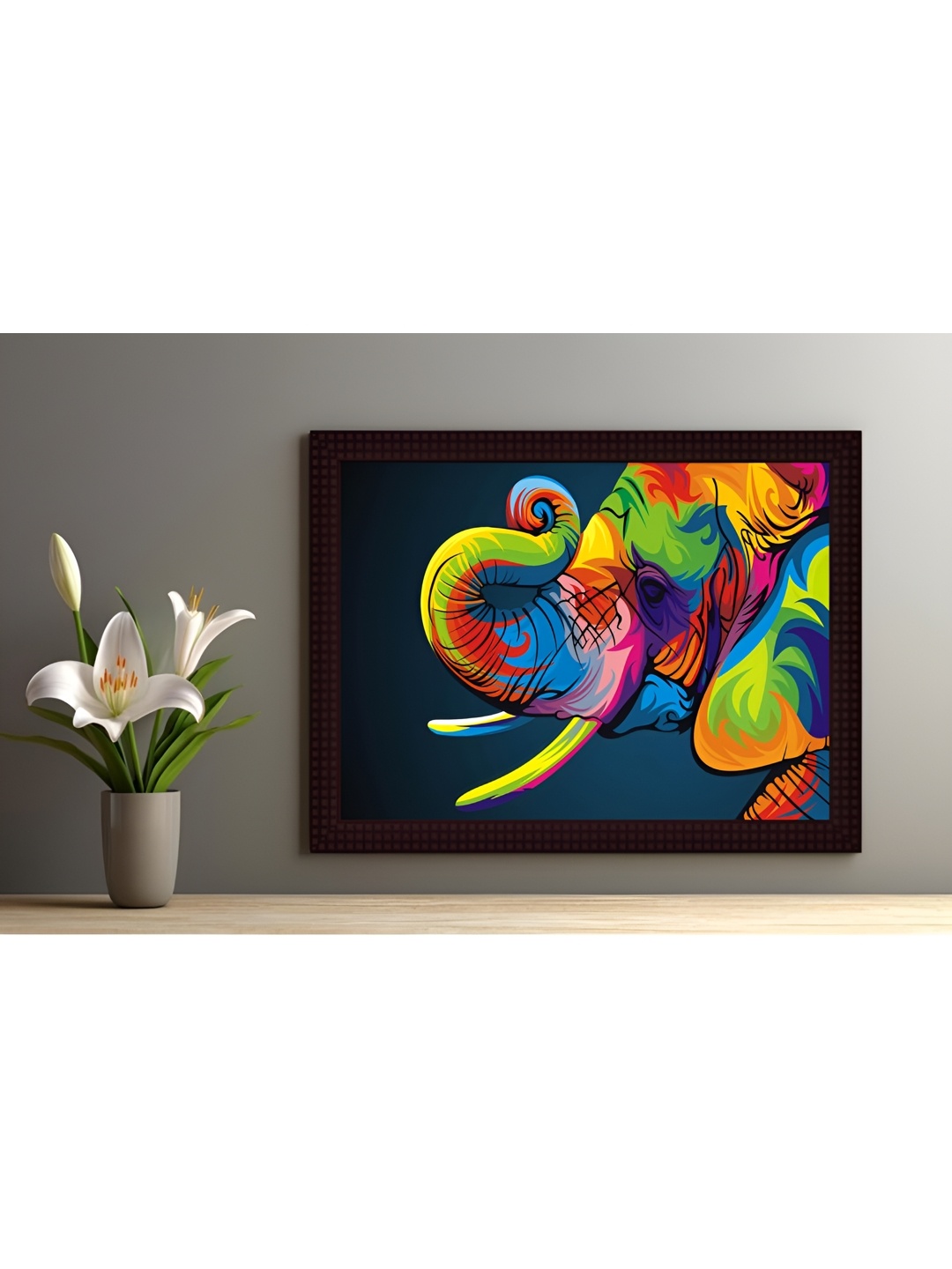 

Tamatina Green & Yellow 1 Piece Canvas Abstract Wall Paintings