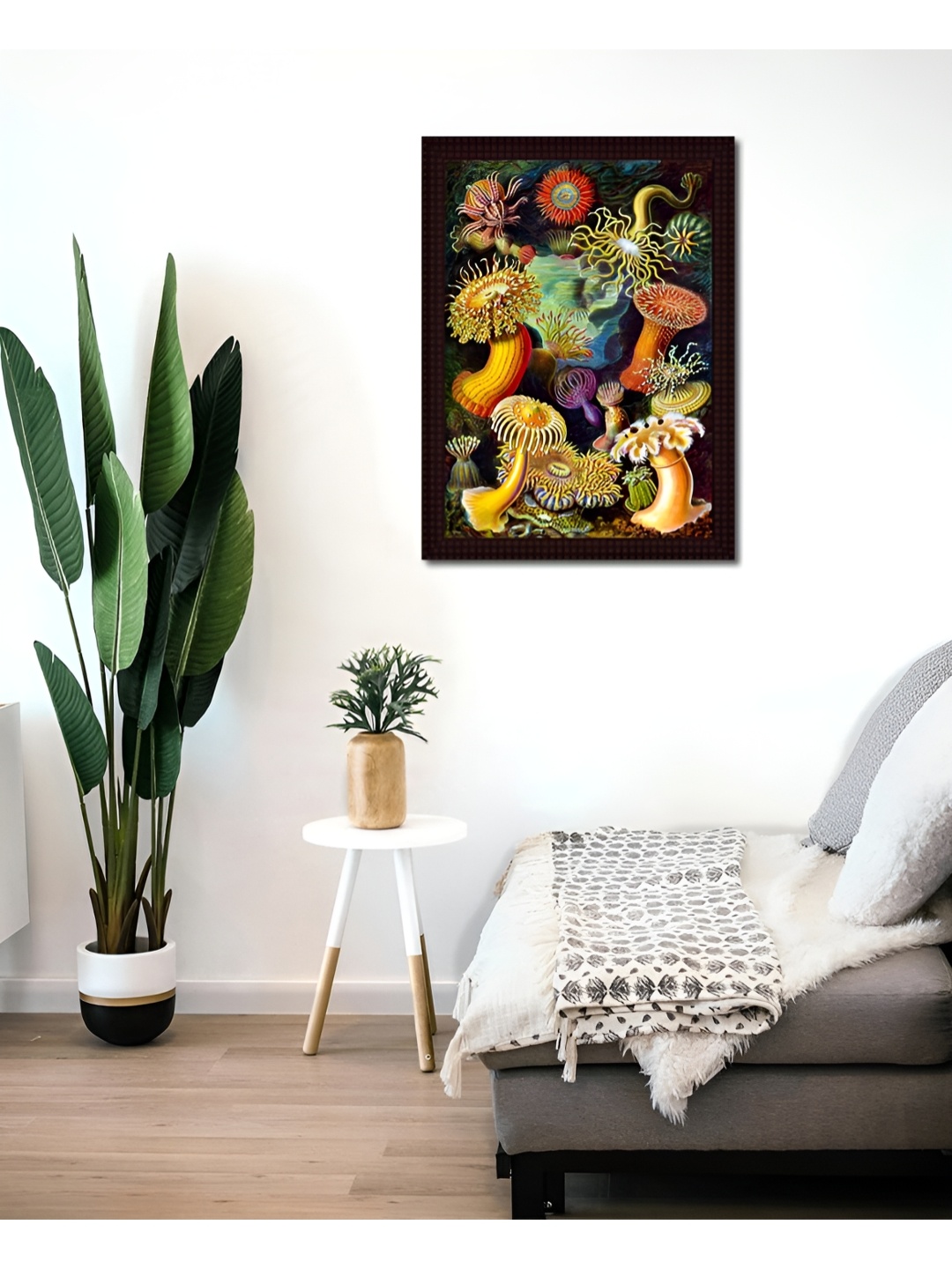 

Tamatina Yellow & Black 1 Piece Canvas Other Wall Paintings