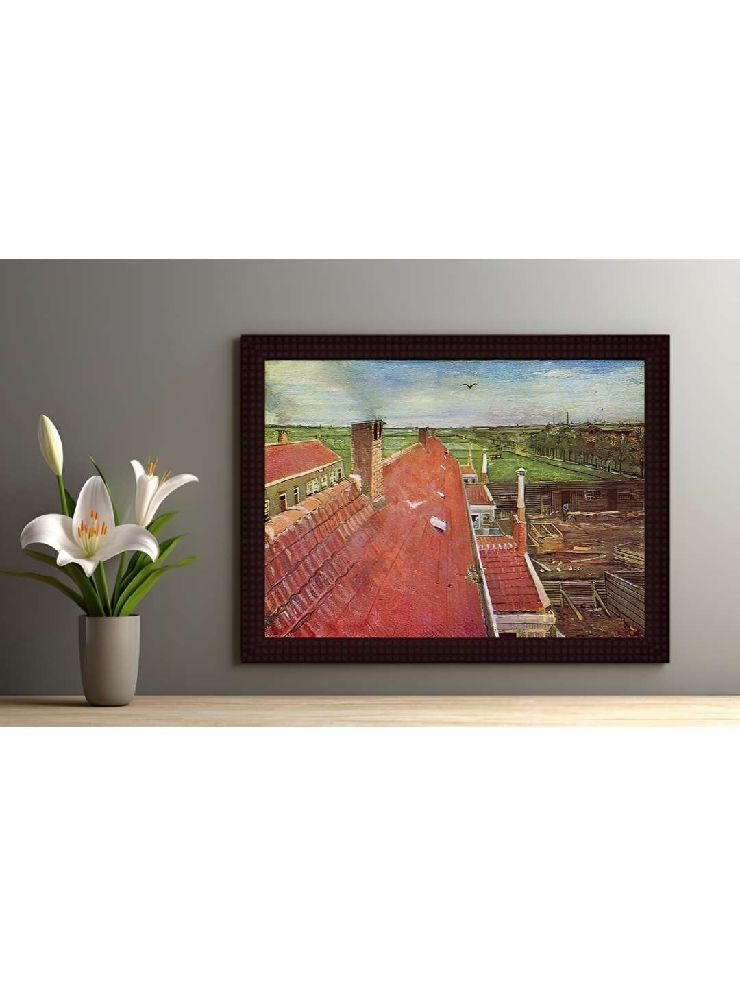 

Tamatina Red & Green 1 Piece Canvas Other Wall Paintings