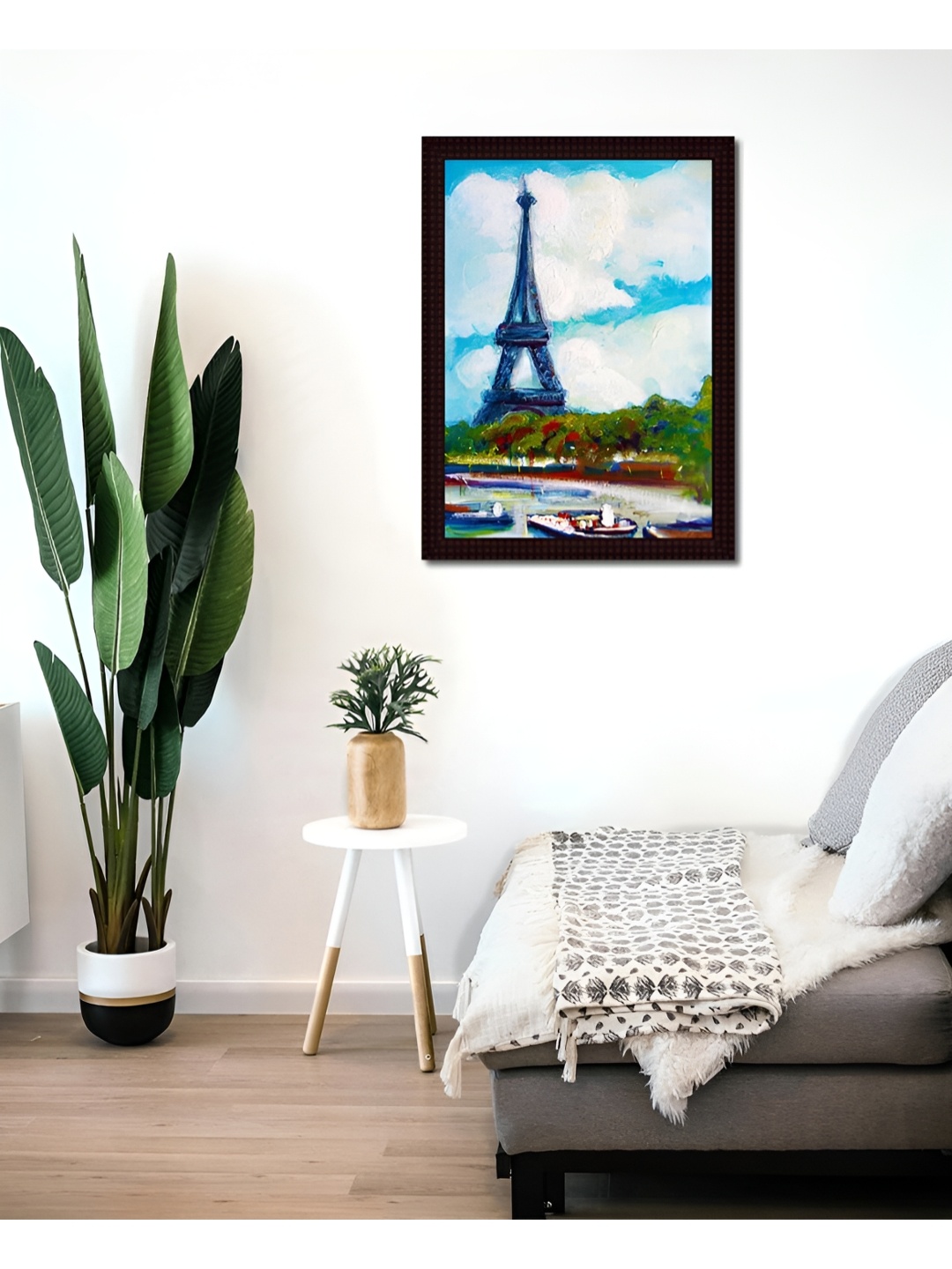 Tamatina Blue & Green 1 Piece Canvas Other Wall Paintings