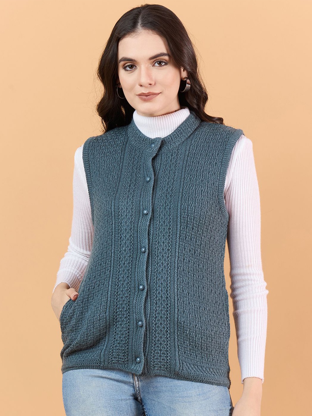

CLAPTON Women Cardigan, Grey