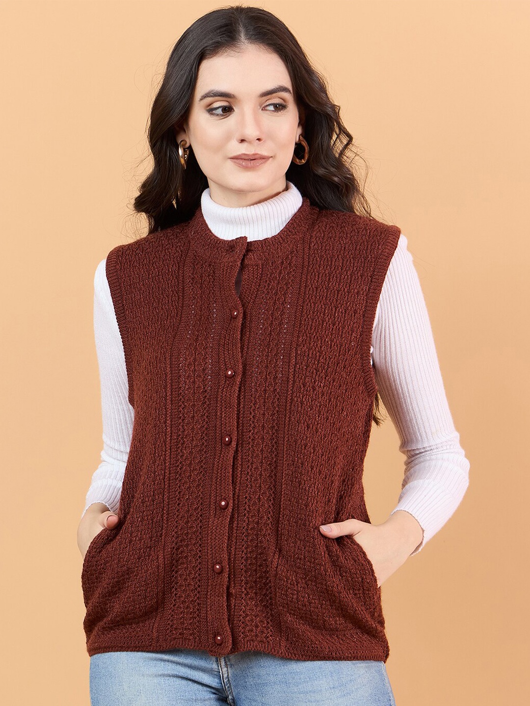

CLAPTON Women Cardigan, Brown