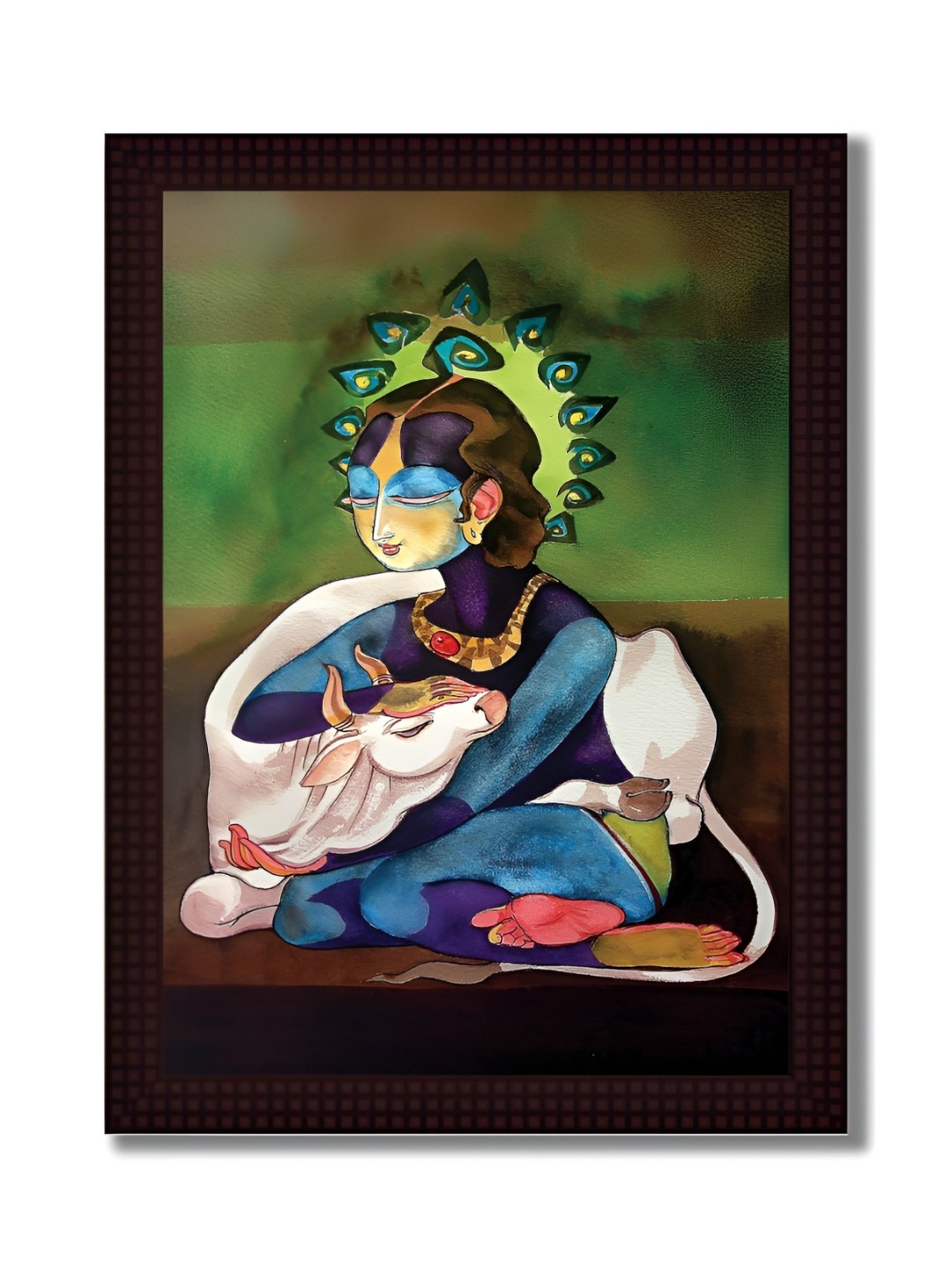 

Tamatina Blue & Green 1 Piece Canvas Other Wall Paintings