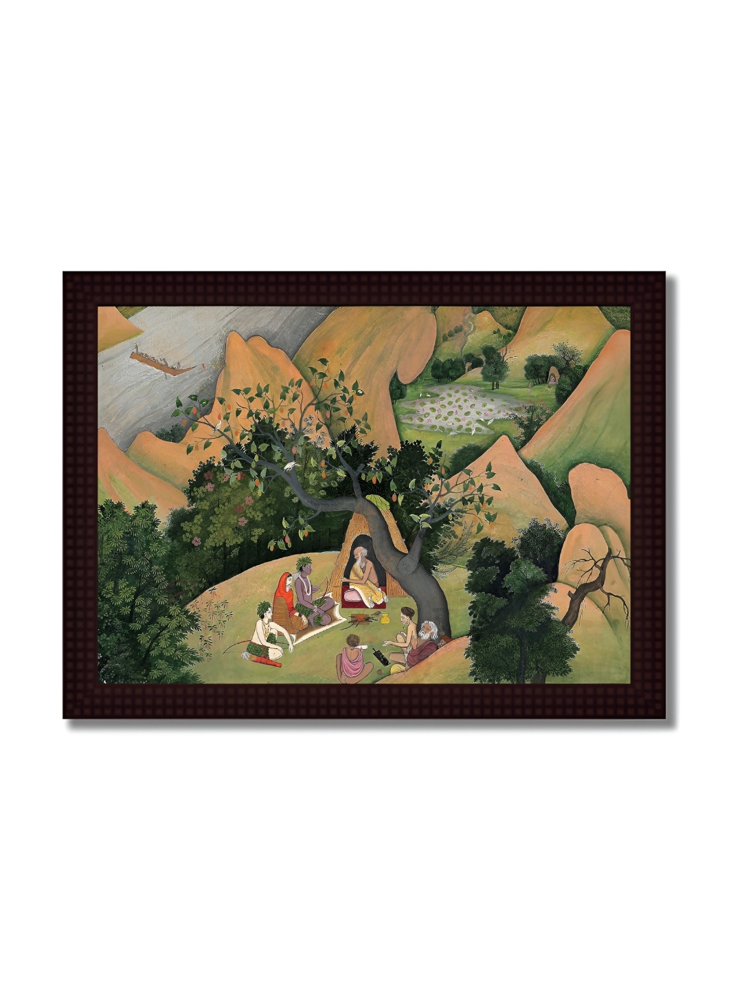 

Tamatina Green & Beige 1 Piece Canvas Other Wall Paintings