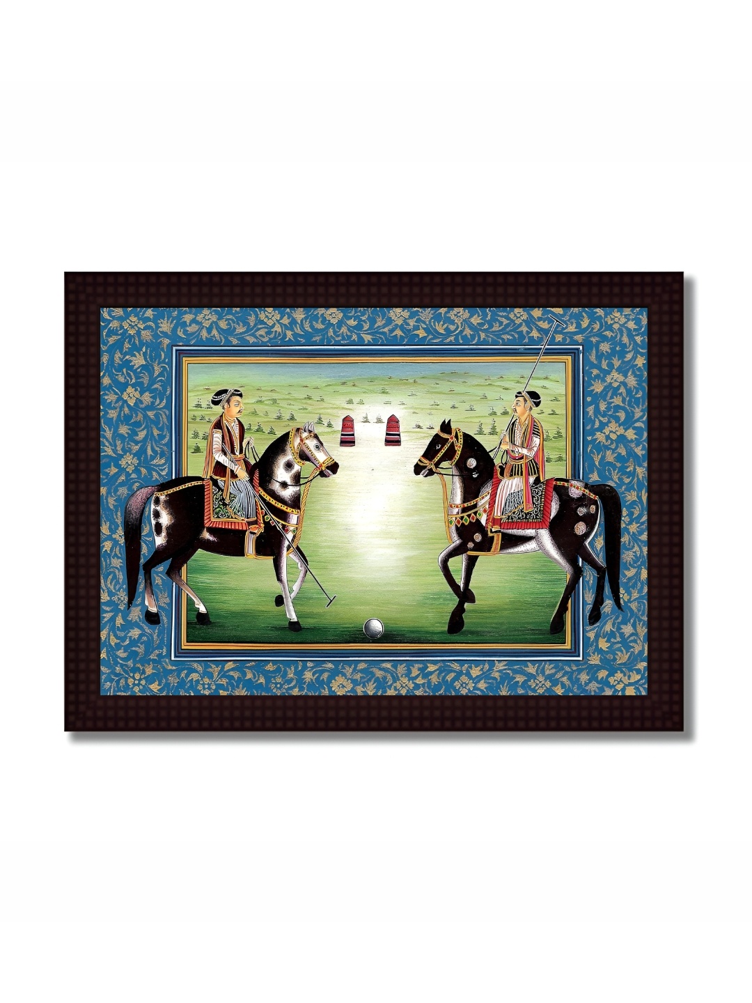 

Tamatina Green & Brown Printed Wooden Framed Wall Art