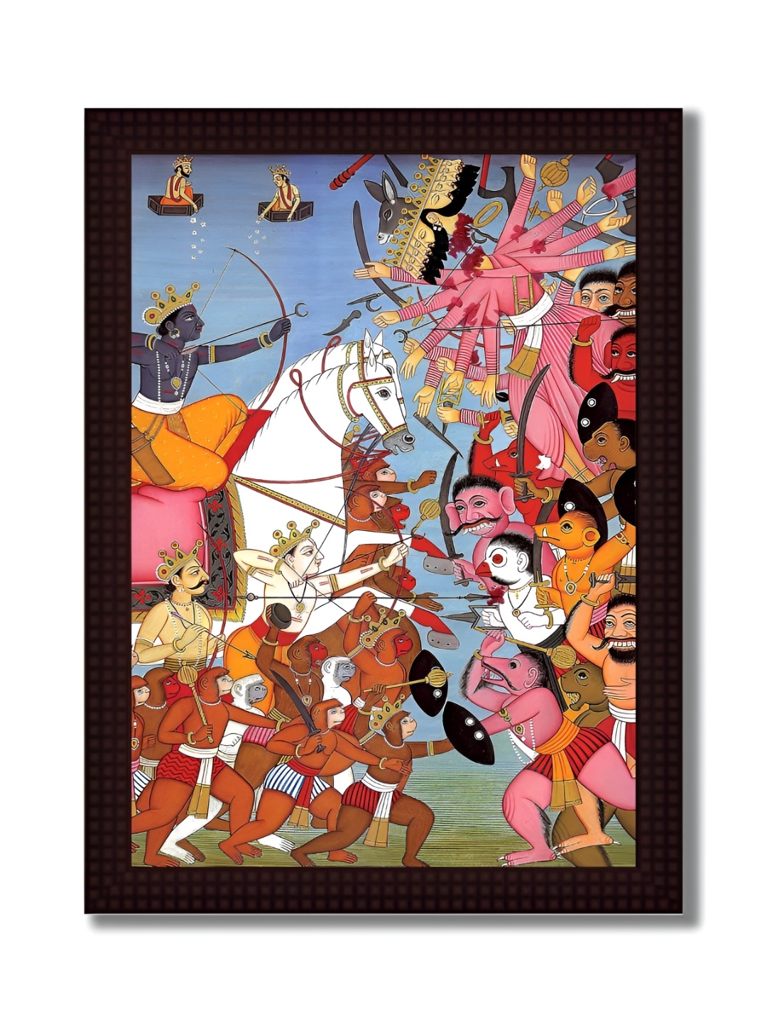 

Tamatina Brown & Pink 1 Piece Canvas Religious Wall Paintings