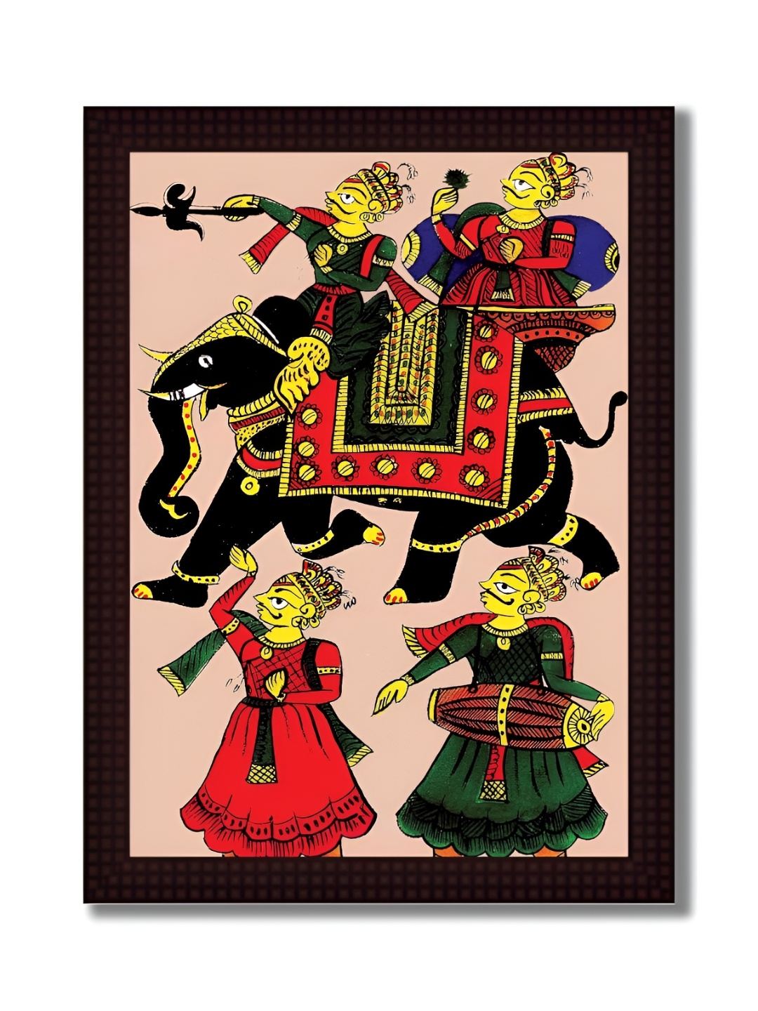 

Tamatina Black & Red 1 Piece Canvas Other Wall Paintings