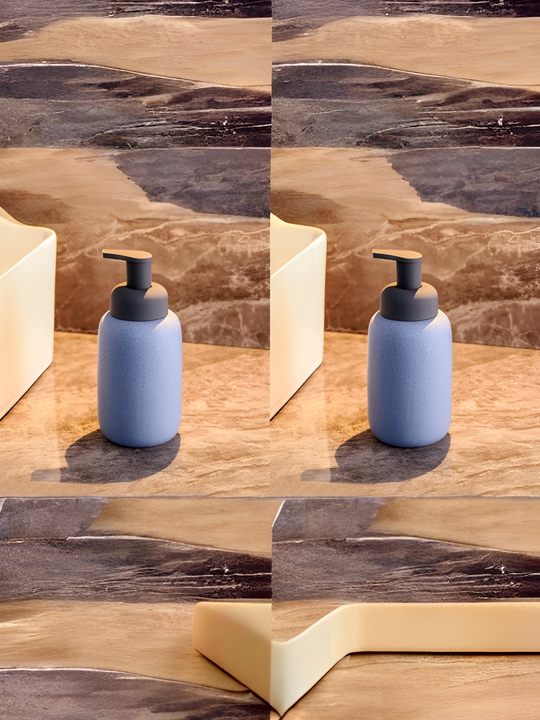 

USHA SHRIRAM Blue 2 Ceramic Soap Dispenser