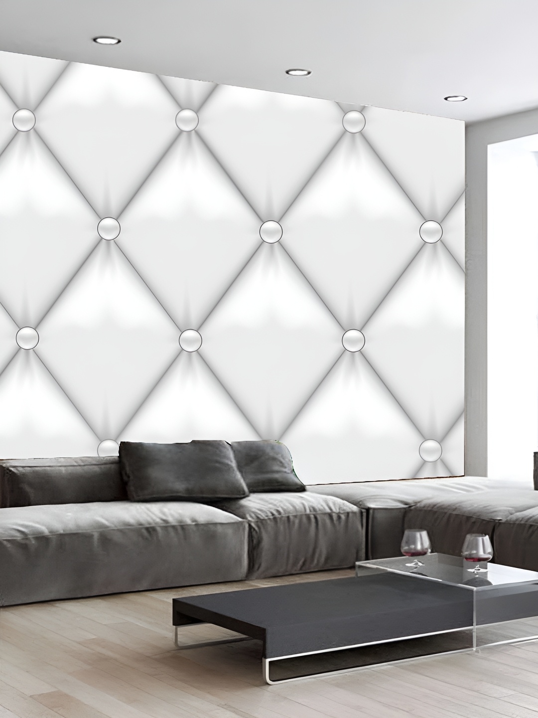 

Aura White 3D Printed Self Adhesive Wall Sticker