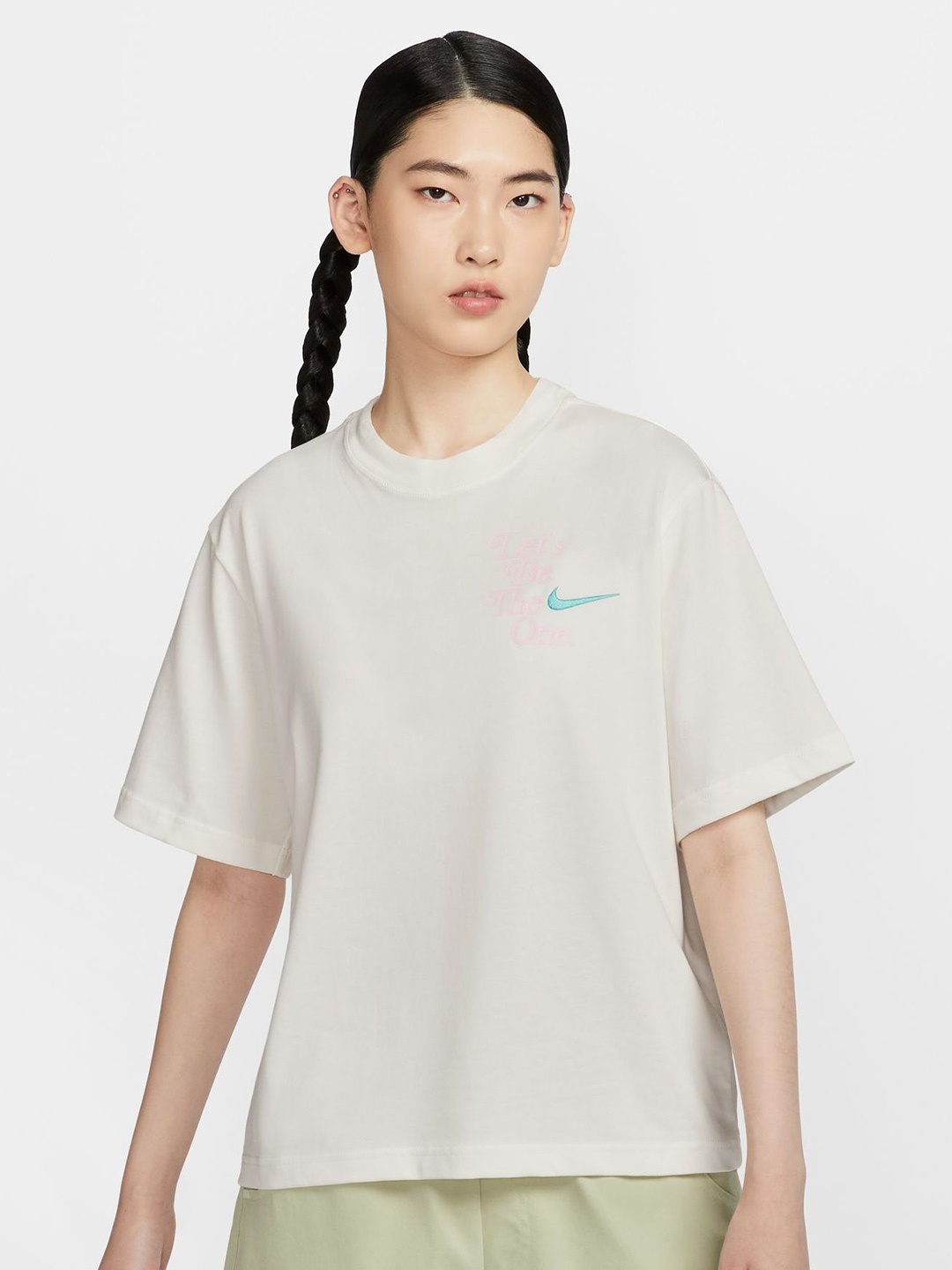 

Nike Women Sportswear Boxy T-Shirt, White