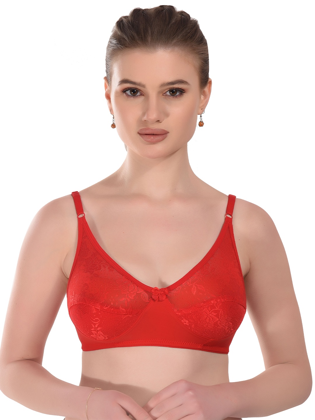 

new blue eyes Bra Full Coverage, Red