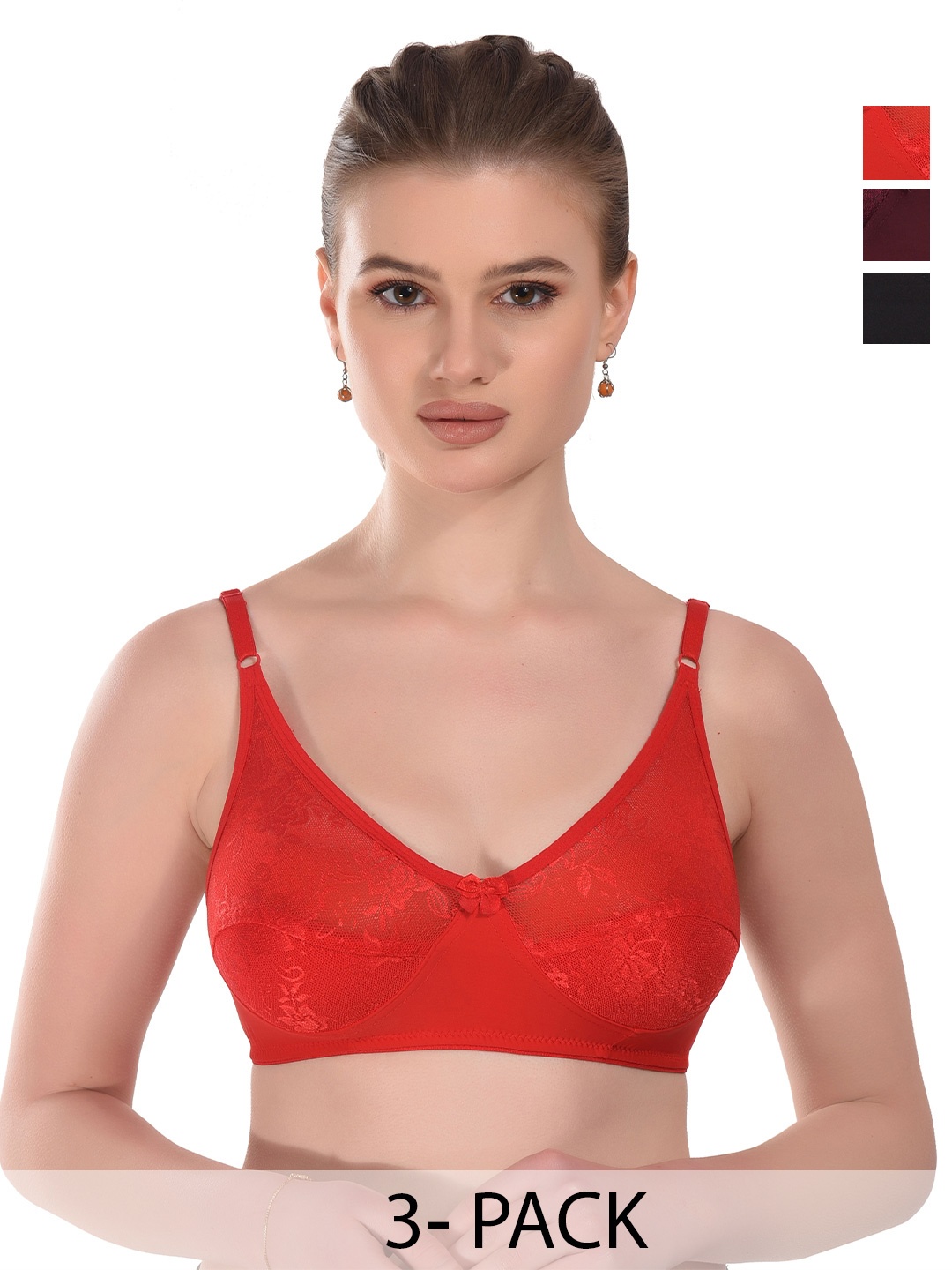 

new blue eyes Bra Full Coverage, Red