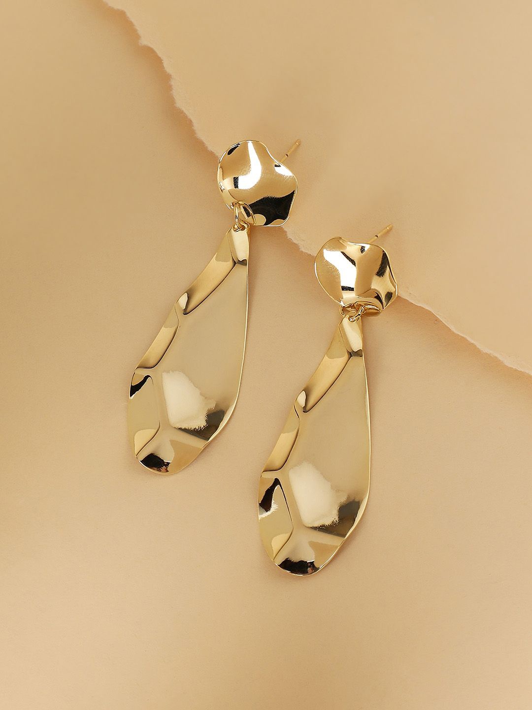 

SOHI Contemporary Drop Earrings, Gold