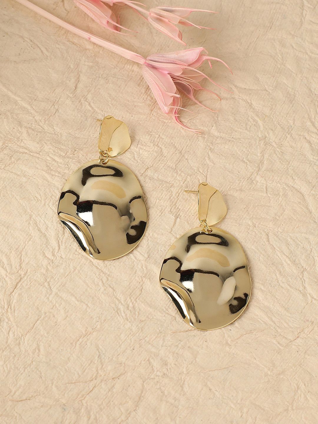 

SOHI Contemporary Drop Earrings, Gold