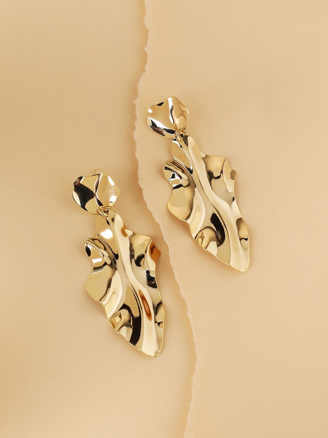 

SOHI Contemporary Drop Earrings, Gold