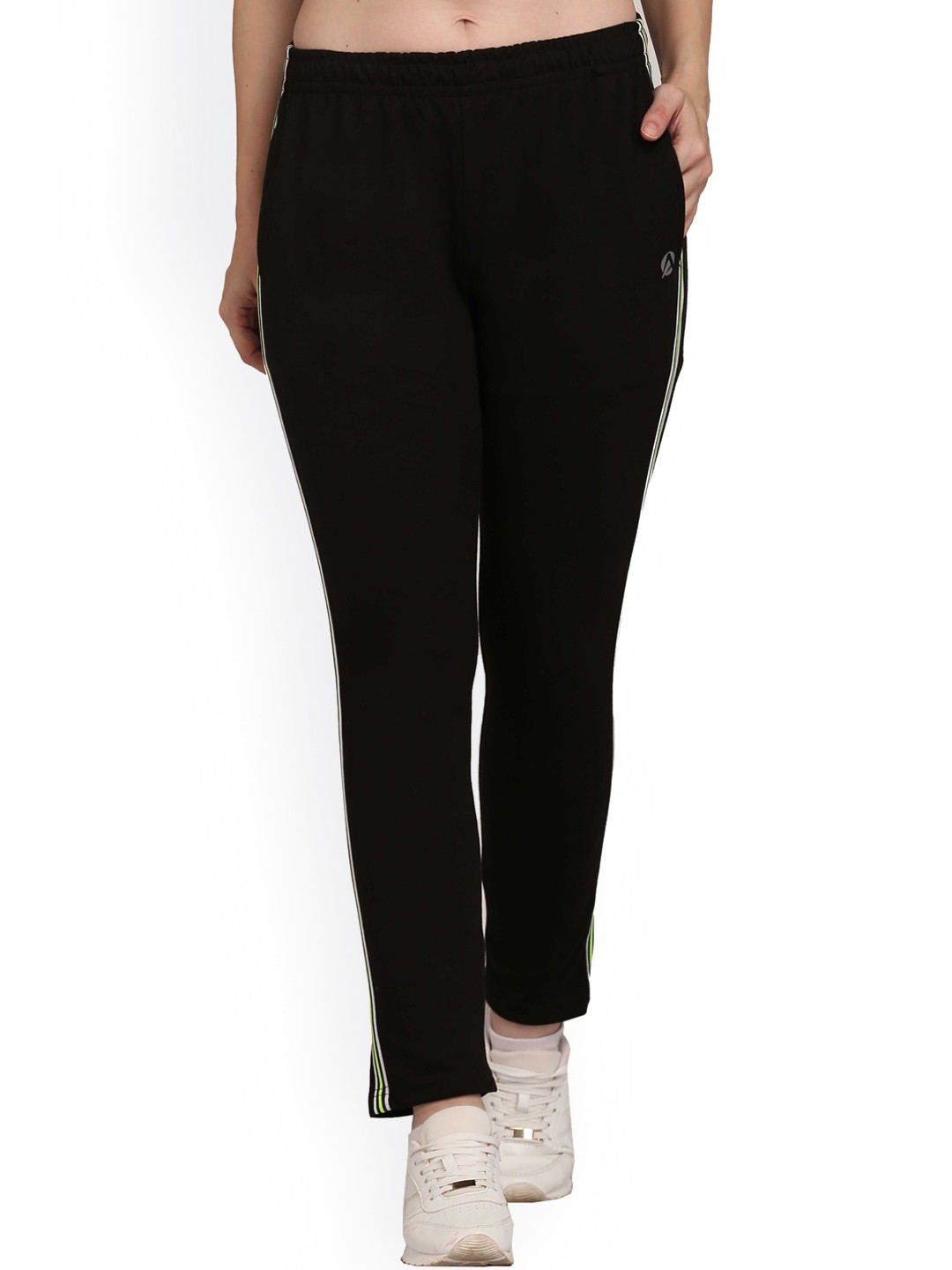 

Colors and Blends Women Cotton Track Pants, Black