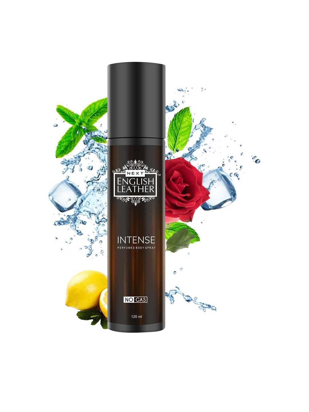 

NEXT CARE English Leather Intense Perfumed Body Spray Deodorant - 120 ml, Black