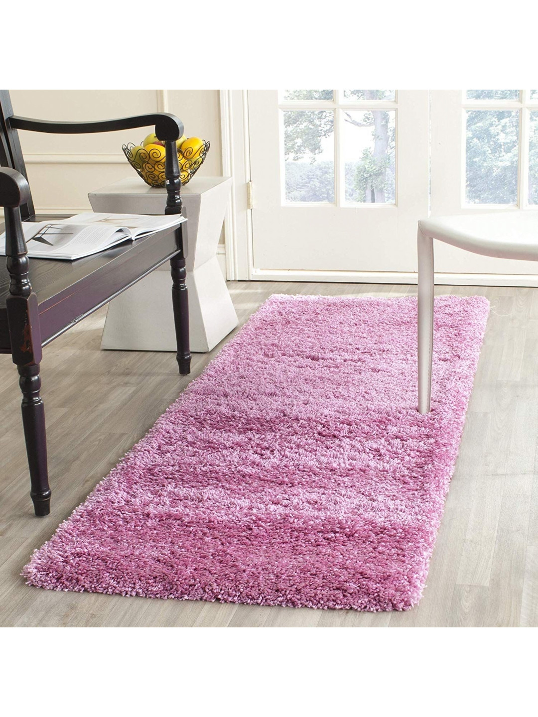 

IMRA CARPET Pink Solid Woollen Carpet